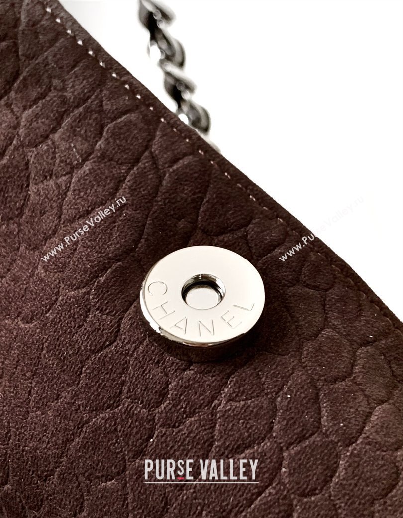 Chanel Grained Nubuck Shopping Bag Brown 2025 CH081203 (yezi-250812081)