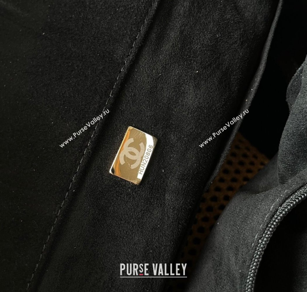 Chanel Deauville Coco Beach Large Shopping Bag Brown/Black 2025 A66941 (yezi-250812033)