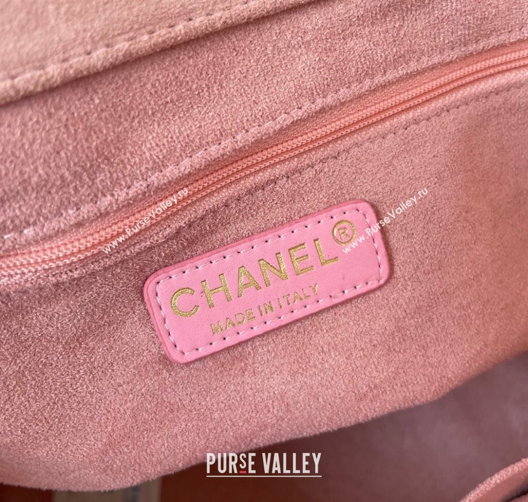 Chanel Deauville Coco Beach Large Shopping Bag Brown/Pink 2025 A66941 (yezi-250812034)