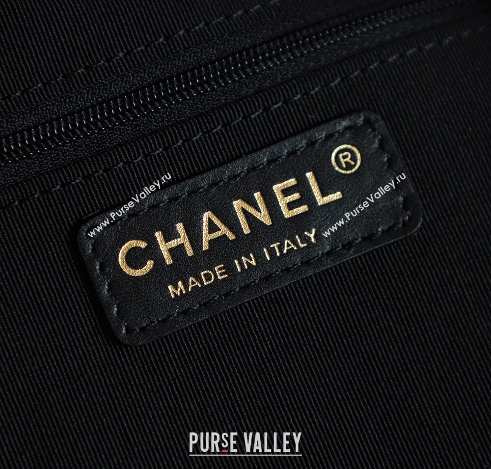 Chanel Quilted Calfskin Hobo Shopping Bag Black 2025/26C CH081201 (yezi-250812002)