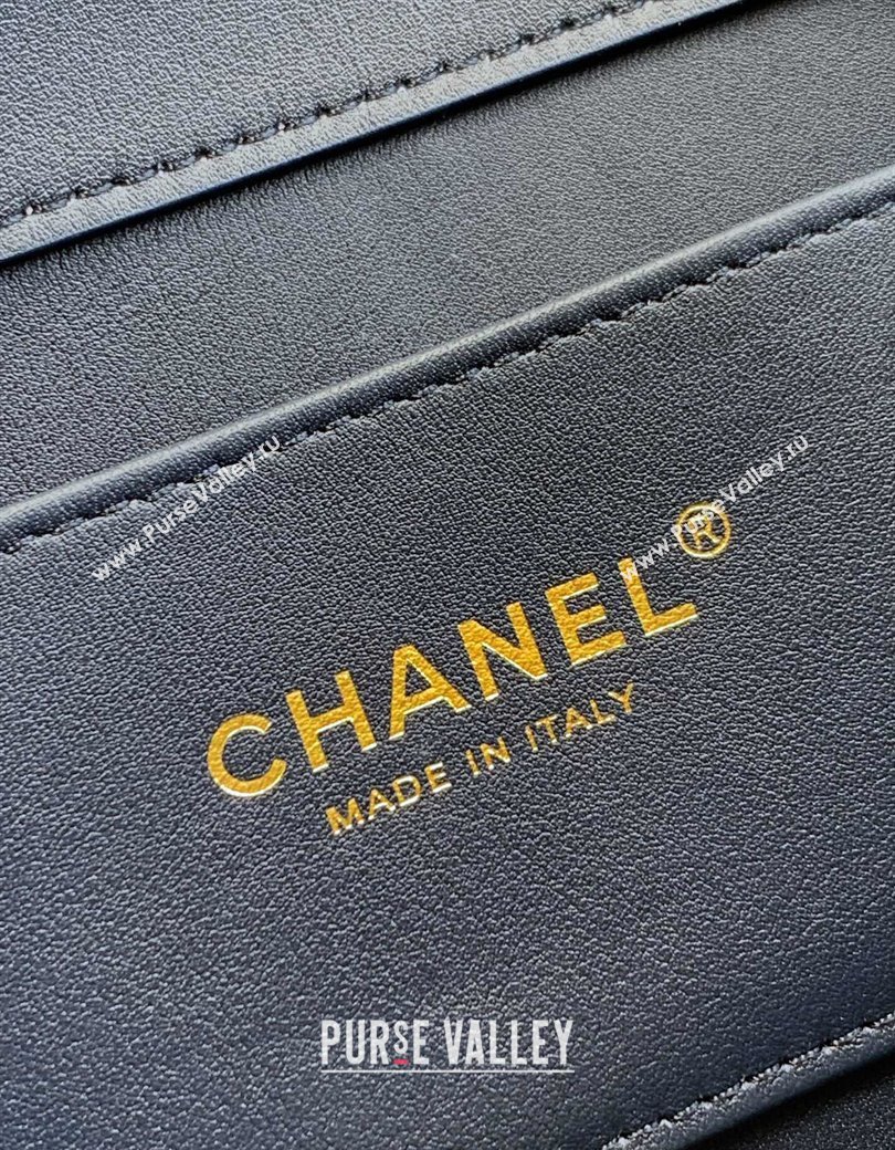 Chanel Patent Lambskin Large Flap Bag AS5642 Blue 2025 (yezi-250812007)