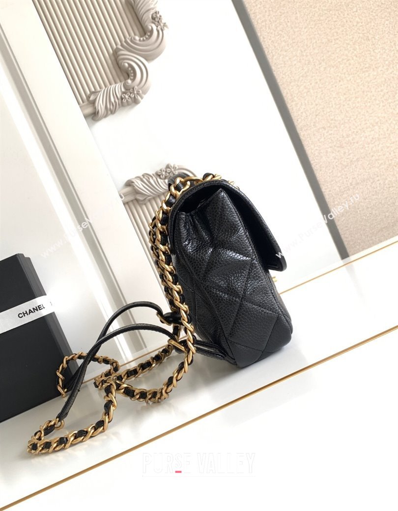 Chanel Grained Shiny Calfskin Backpack bag AS5347 Black 2025 (yezi-250812022)