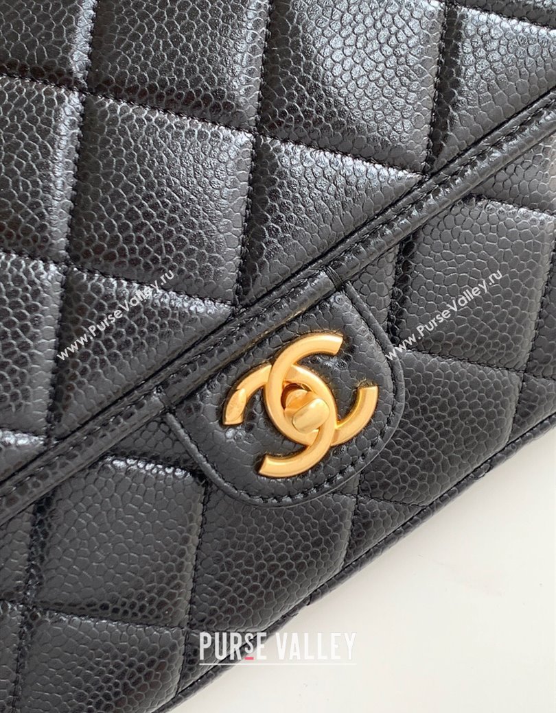 Chanel Grained Shiny Calfskin Backpack bag AS5347 Black 2025 (yezi-250812022)