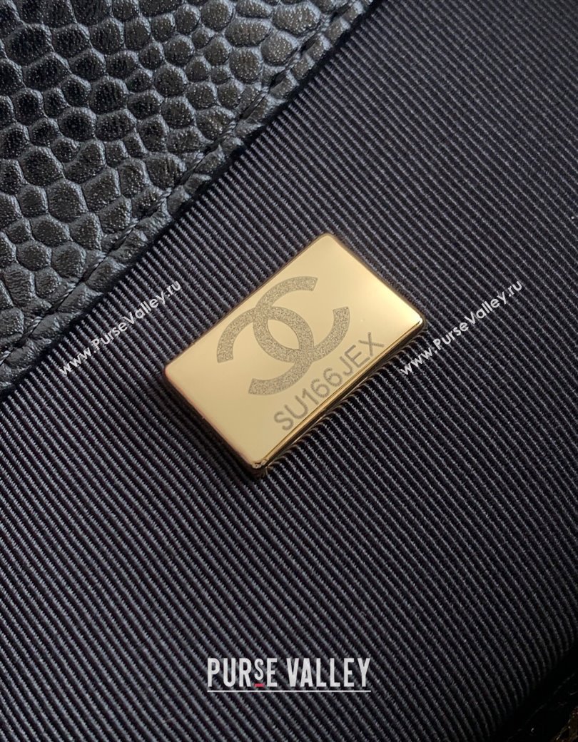 Chanel Grained Shiny Calfskin Backpack bag AS5347 Black 2025 (yezi-250812022)