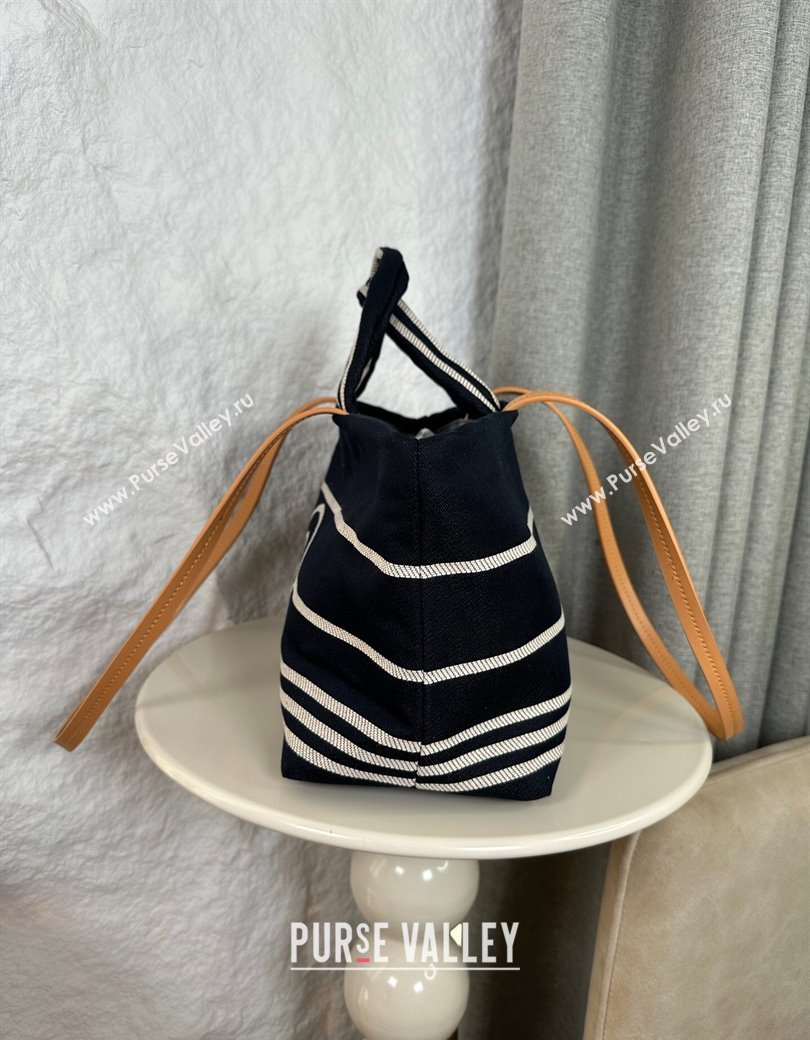 Chanel Denim Small Shopping Bag Blue 2025 A92240 (yezi-250812026)