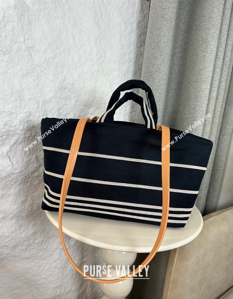 Chanel Denim Small Shopping Bag Blue 2025 A92240 (yezi-250812026)