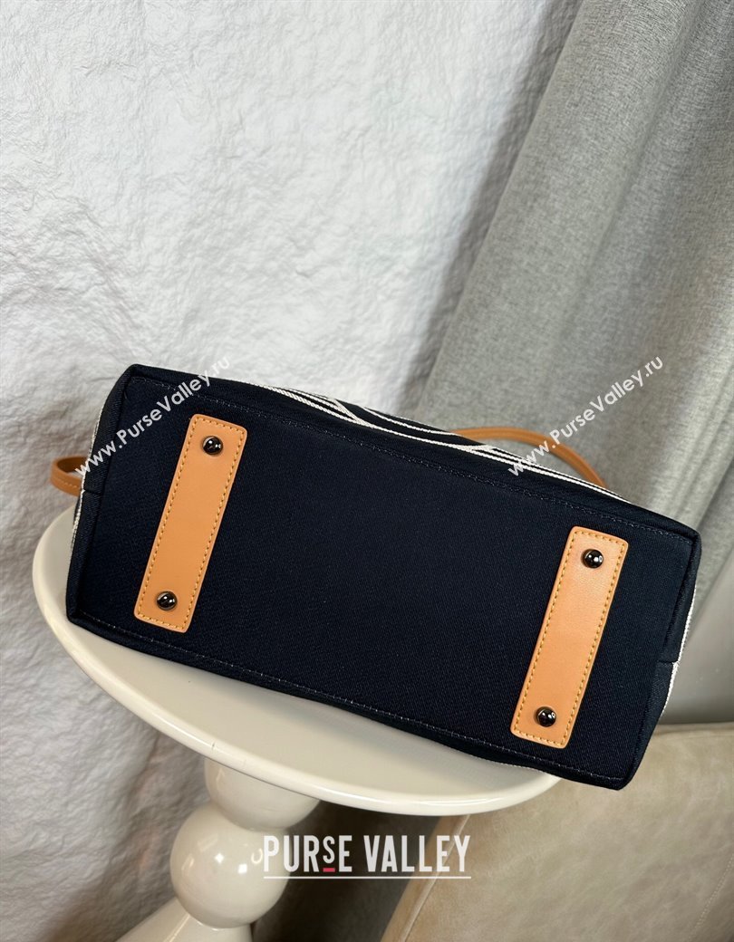 Chanel Denim Small Shopping Bag Blue 2025 A92240 (yezi-250812026)