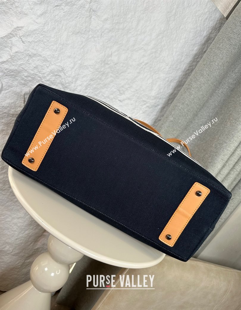 Chanel Denim Large Shopping Bag Blue 2025 A92241 (yezi-250812027)