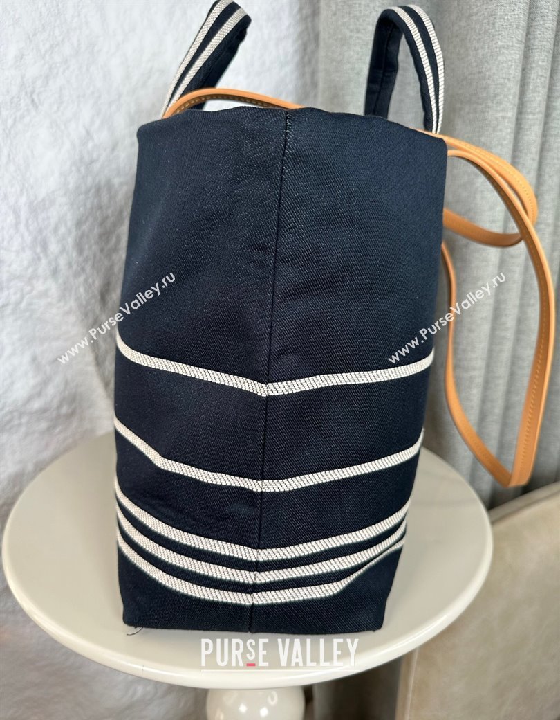 Chanel Denim Large Shopping Bag Blue 2025 A92241 (yezi-250812027)