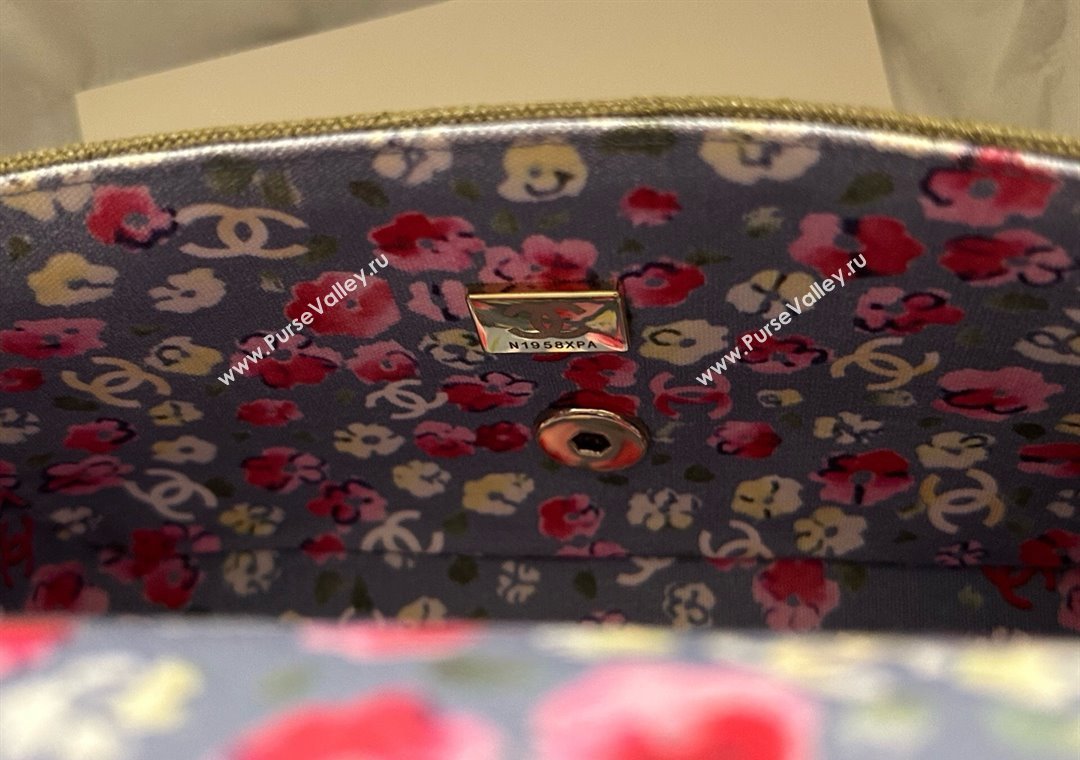 Chanel Quilted Canvas Classic Mini Flap Bag with Charm A69900 Green 2025 0812 (yezi-250812040)