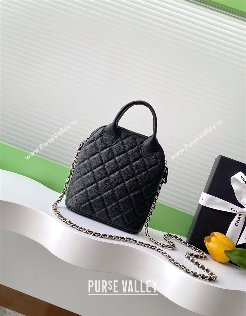 Chanel Grained Calfskin Clutch with Chain AP4742 Black 2025 0812 (yezi-250812071)