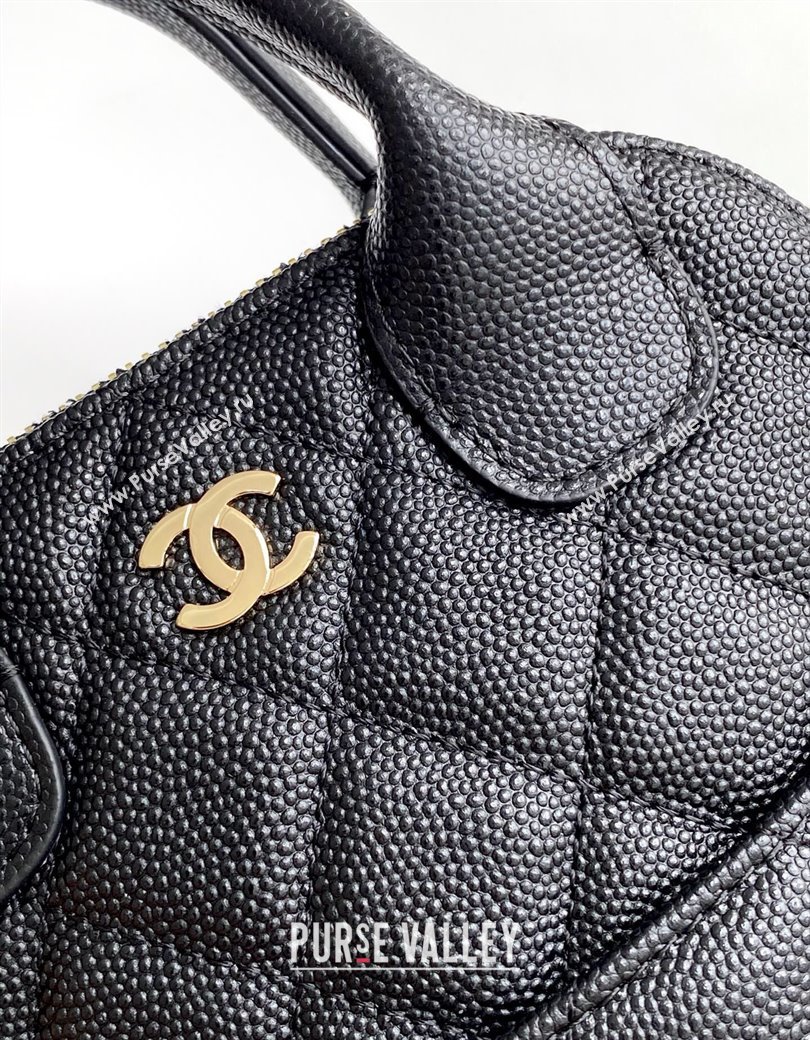 Chanel Grained Calfskin Clutch with Chain AP4742 Black 2025 0812 (yezi-250812071)