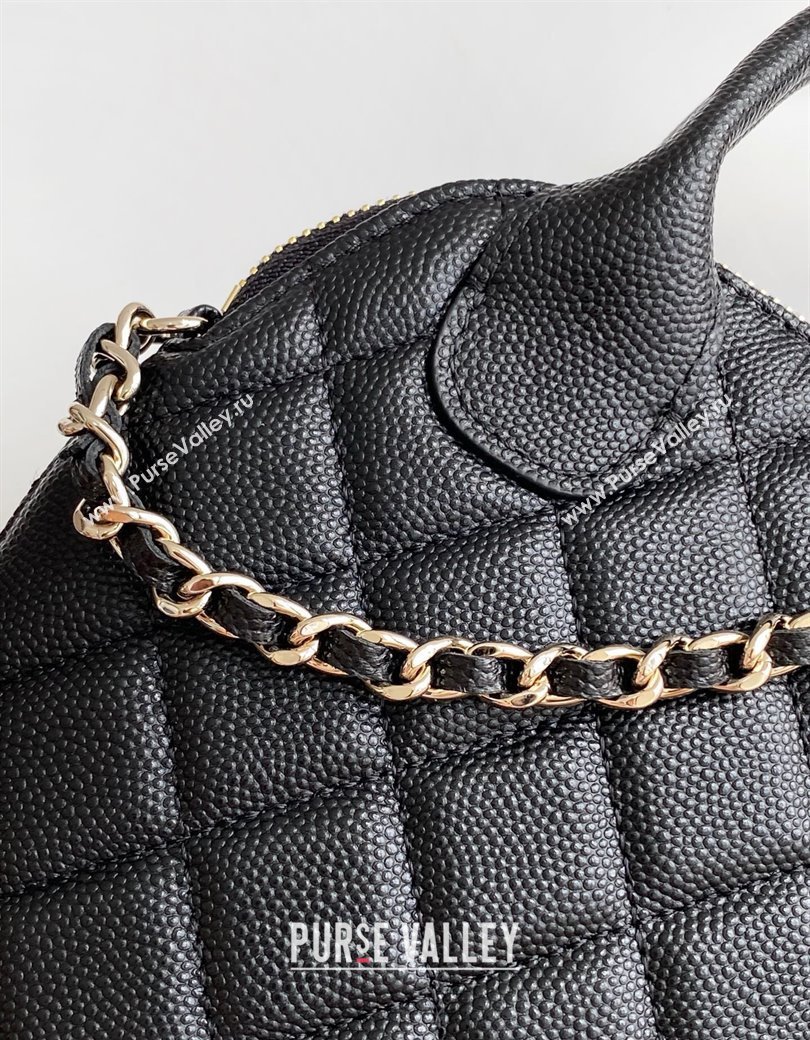 Chanel Grained Calfskin Clutch with Chain AP4742 Black 2025 0812 (yezi-250812071)