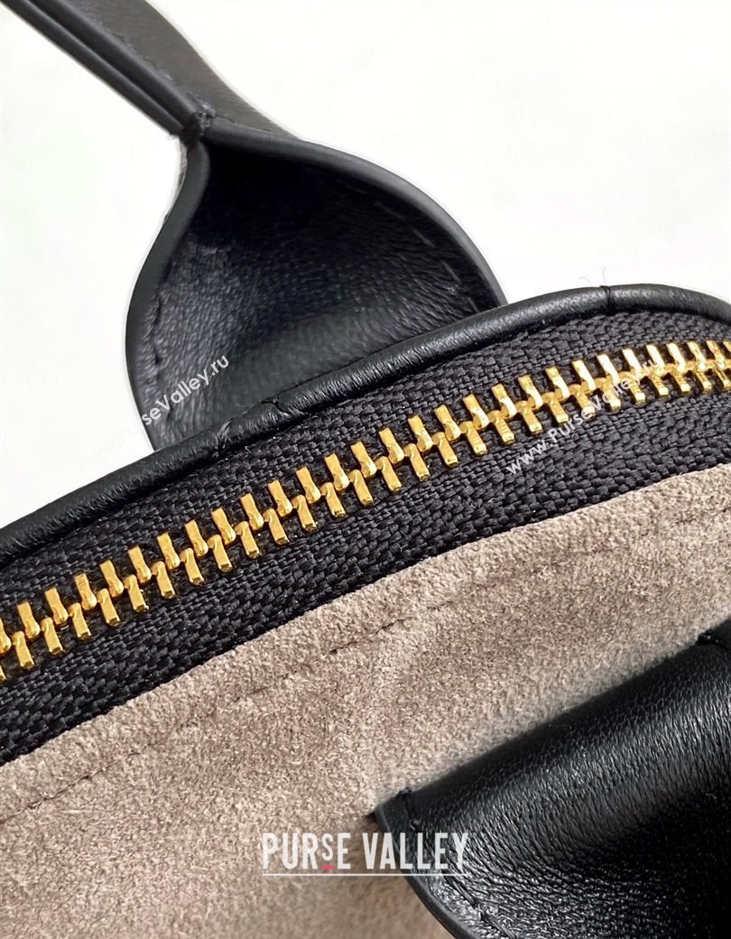 Chanel Suede Lambskin Clutch with Chain Black/Grey 2025 AP4742 (yezi-250812072)