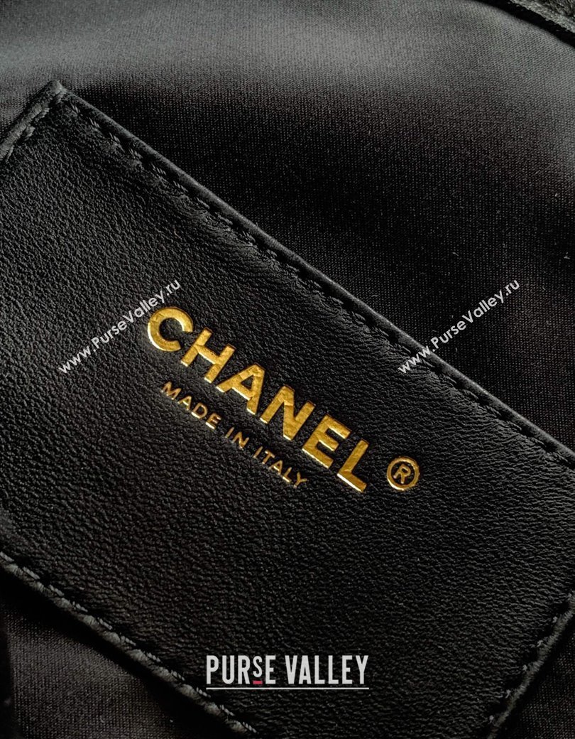 Chanel 25 Tweed Small Handbag AS5293 Black 2025 0812 (yezi-250812061)