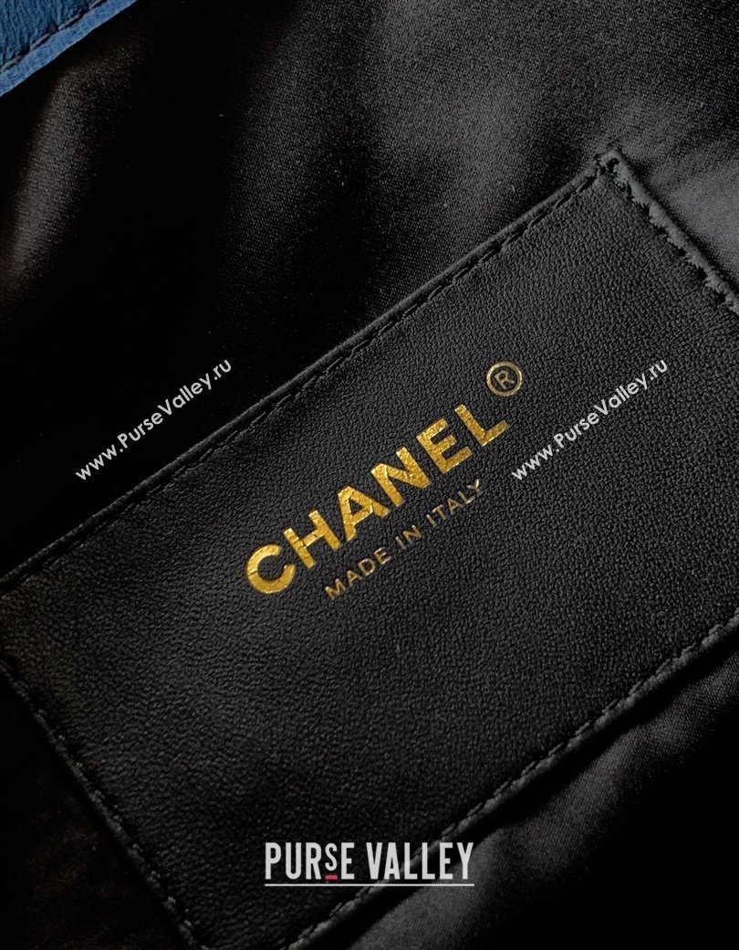 Chanel 25 Tweed Small Handbag AS5293 Blue 2025 0812 (yezi-250812062)