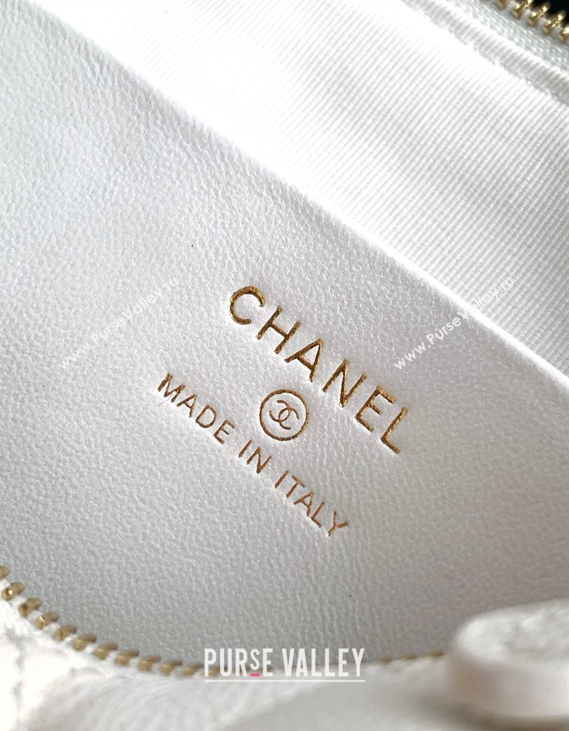 Chanel Grained Calfskin Hobo Bag White 2025 CH081101 (yezi-2508110088)