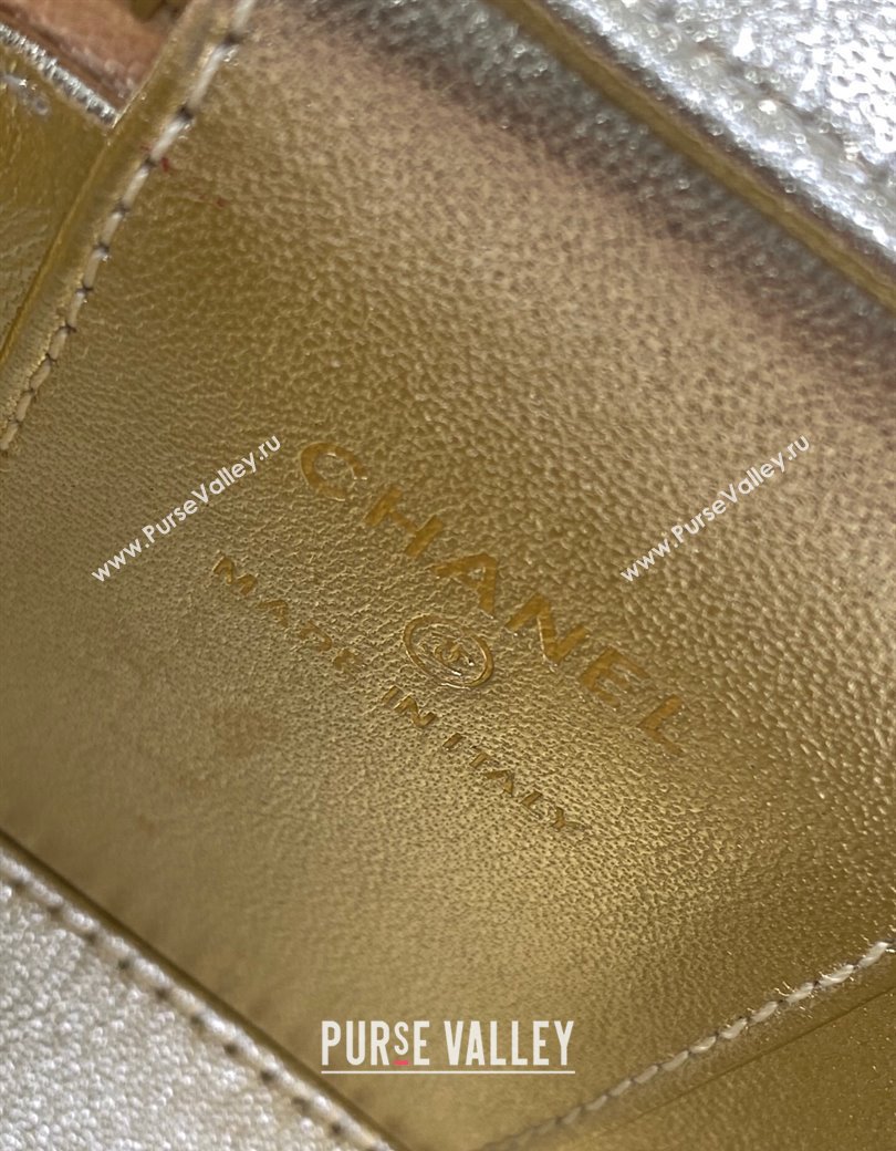 Chanel Grainy Calfskin Small Vanity with CC Chain Gold 2025 AP3941 (yezi-250812101)