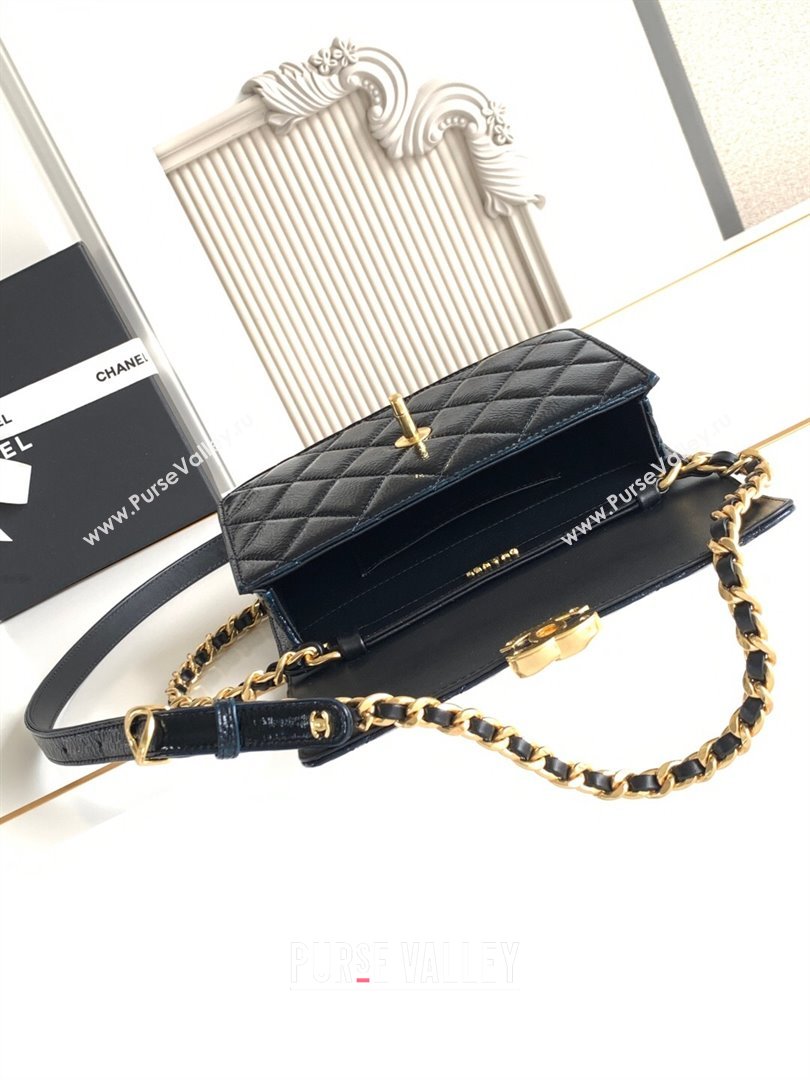 Chanel Patent Lambskin Mini Flap Bag AS5618 Black 2025 (yezi-250812005)