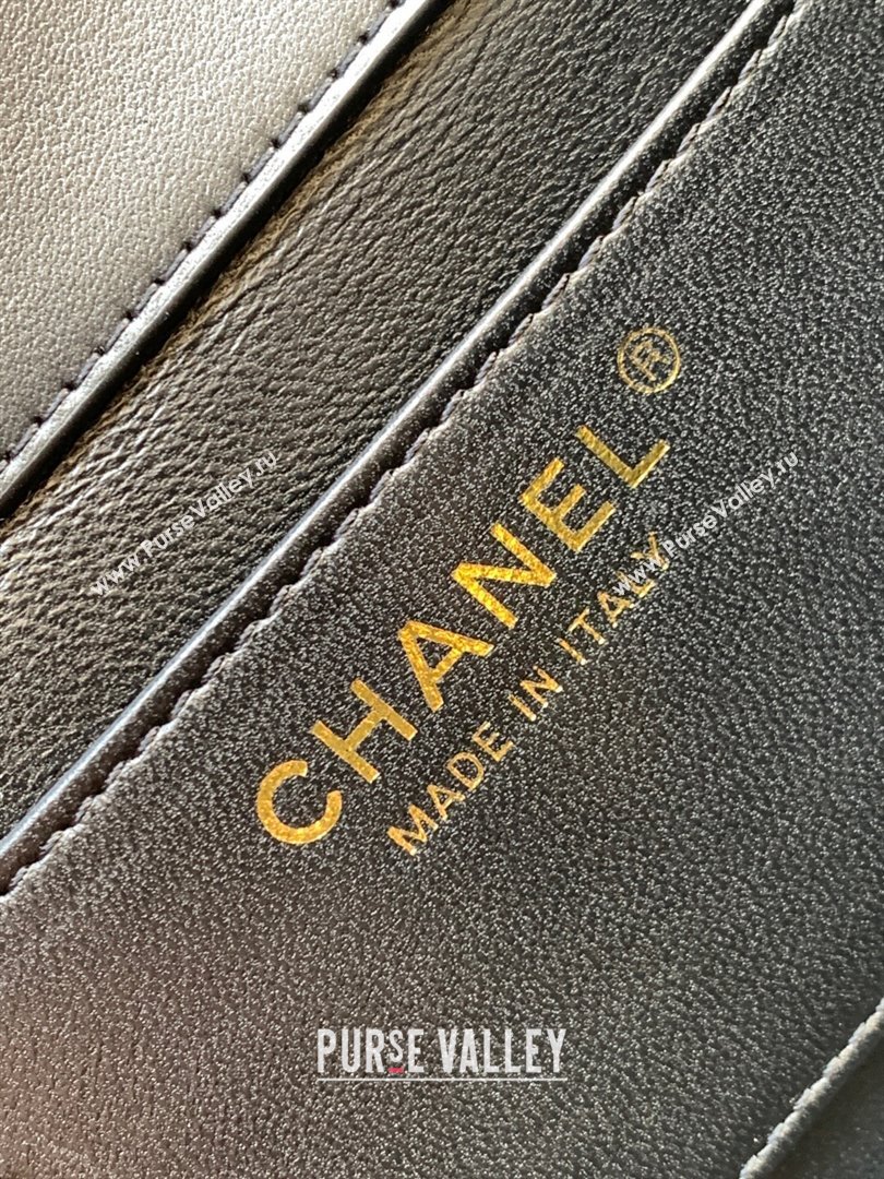 Chanel Patent Lambskin Large Flap Bag AS5642 Black 2025 (yezi-250812006)