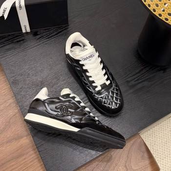 Chanel Quilted Calfskin Leather Sneakers Balck 2025 G45839 0901 (MD-250901038)