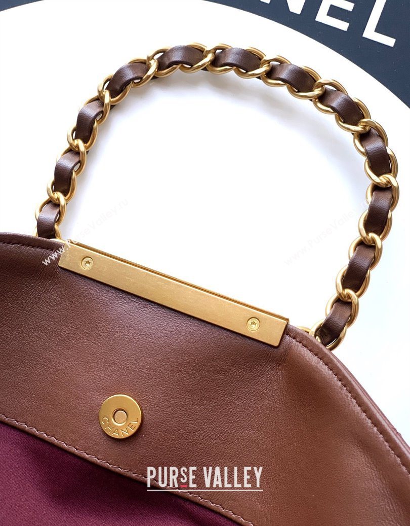 Chanel Quilted Leather Large Flap Handbag Dark Brown 2025 CH101001 (yezi-251010012)