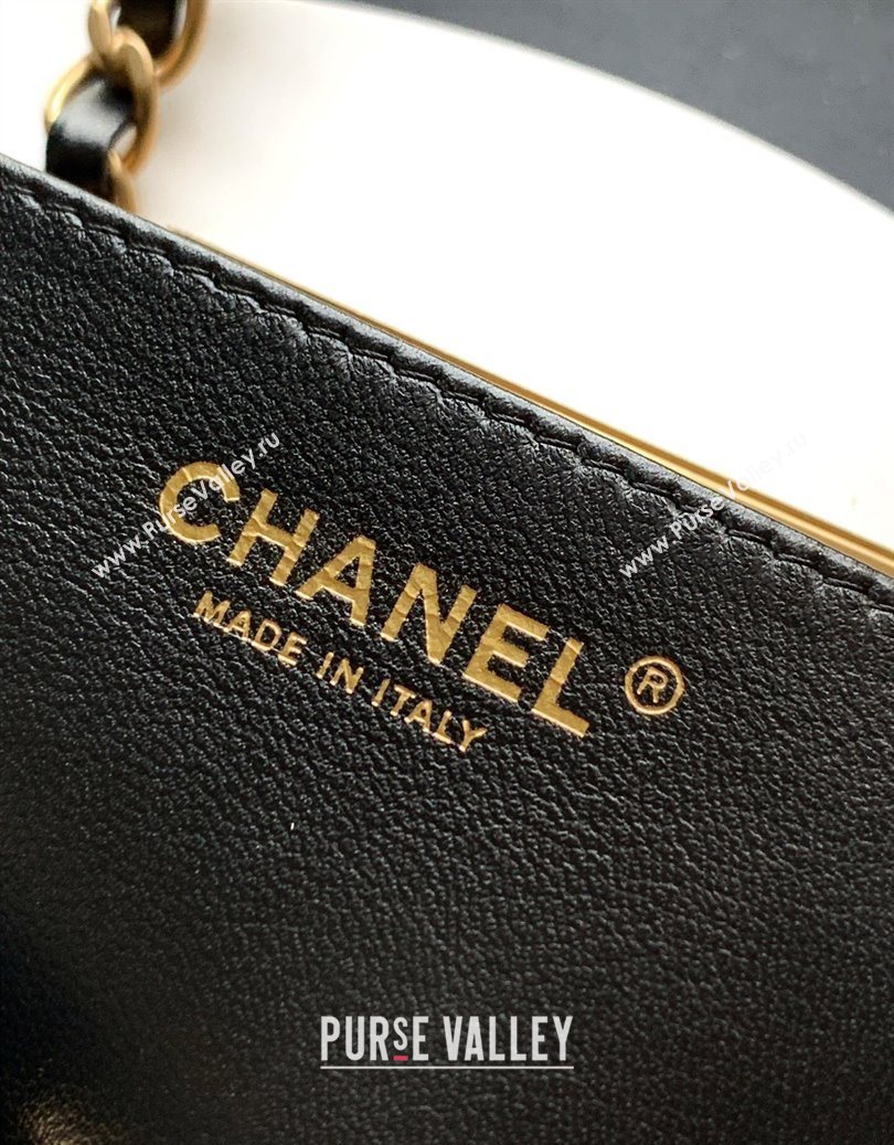 Chanel Quilted Leather Small Flap Handbag Black 2025 CH101001 (yezi-251010027)
