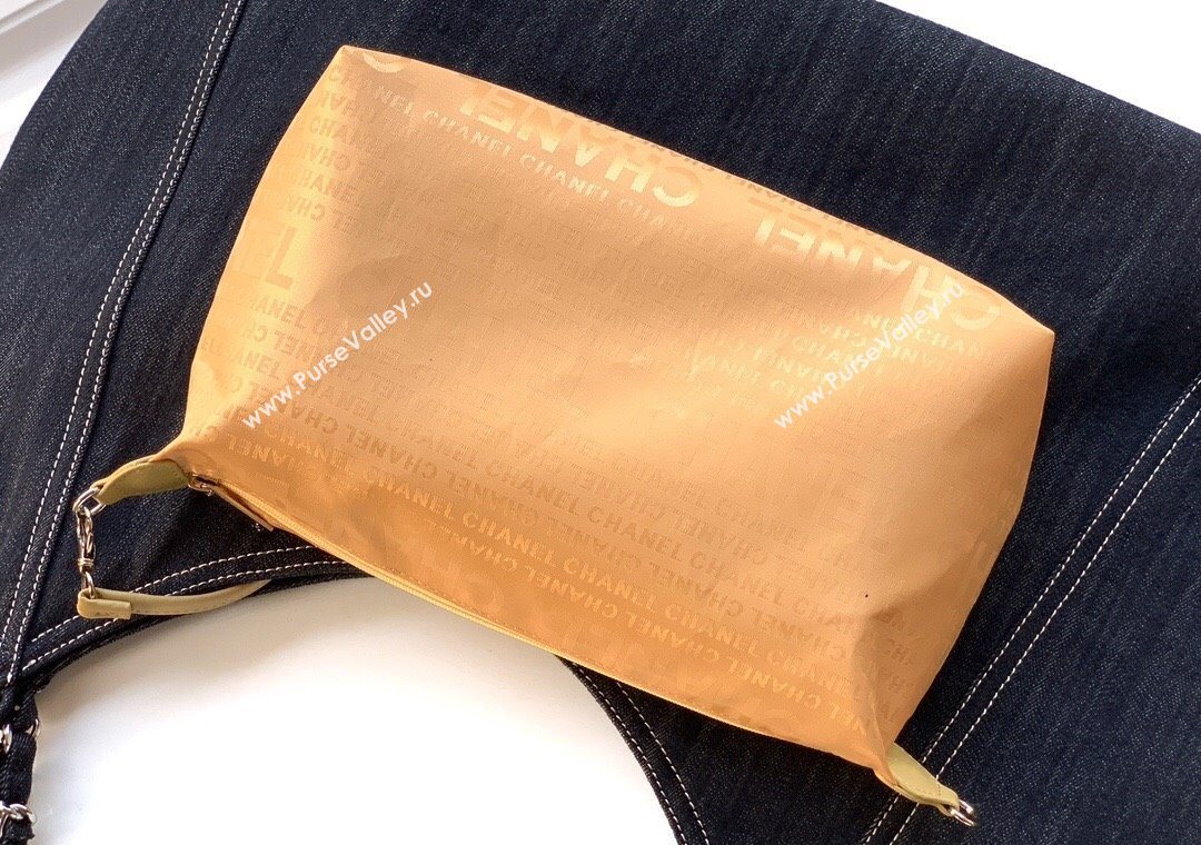 Chanel Denim Medium Shopping Bag Midnight Blue 2025 AS2138 (yezi-251011027)