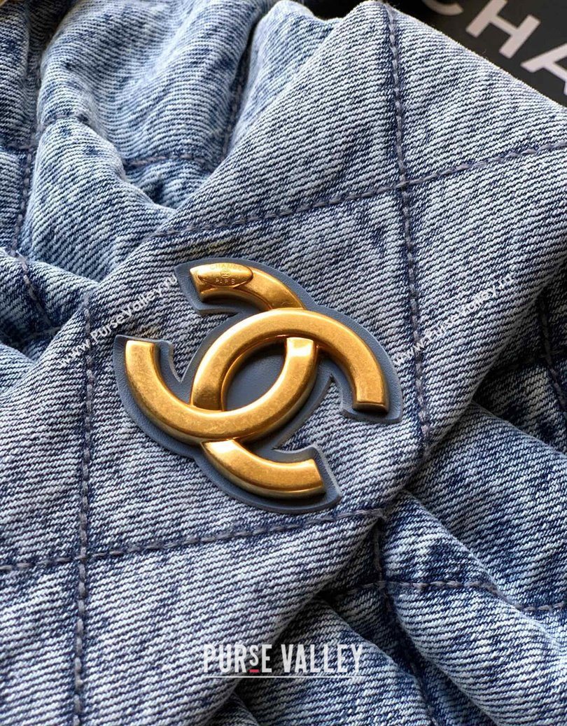 Chanel Denim Bow Bag Blue 2025 AS5851 (yezi-251011039)