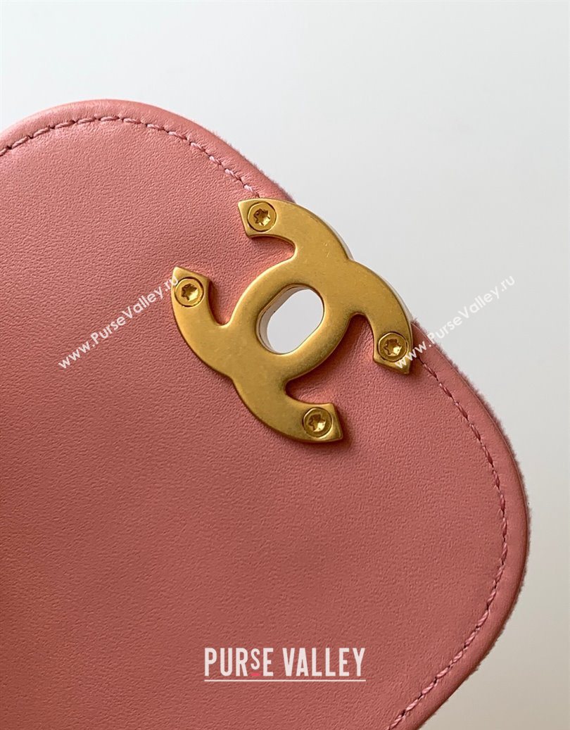 Chanel Velvet Mini Kelly Shopping Bag AS4416 Light Pink 2025 1010 (yezi-251010103)