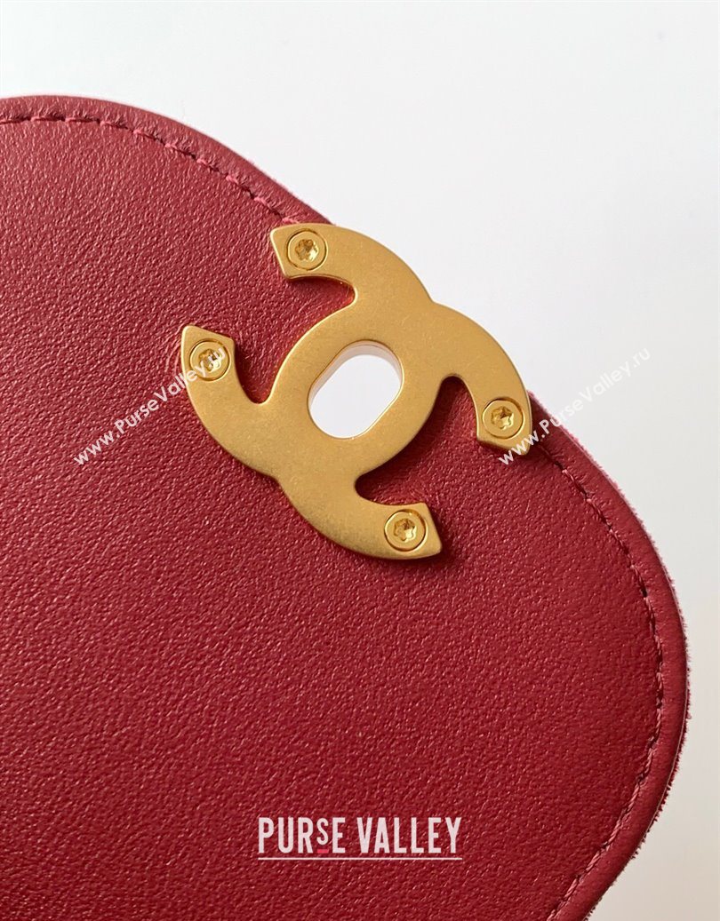 Chanel Velvet Mini Kelly Shopping Bag AS4416 Red 2025 1010 (yezi-251010107)