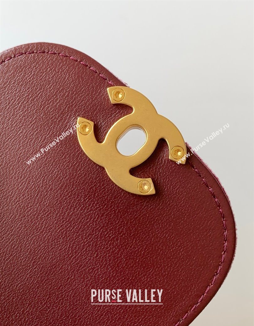 Chanel Velvet Mini Kelly Shopping Bag AS4416 Dark Red 2025 1010 (yezi-251010109)