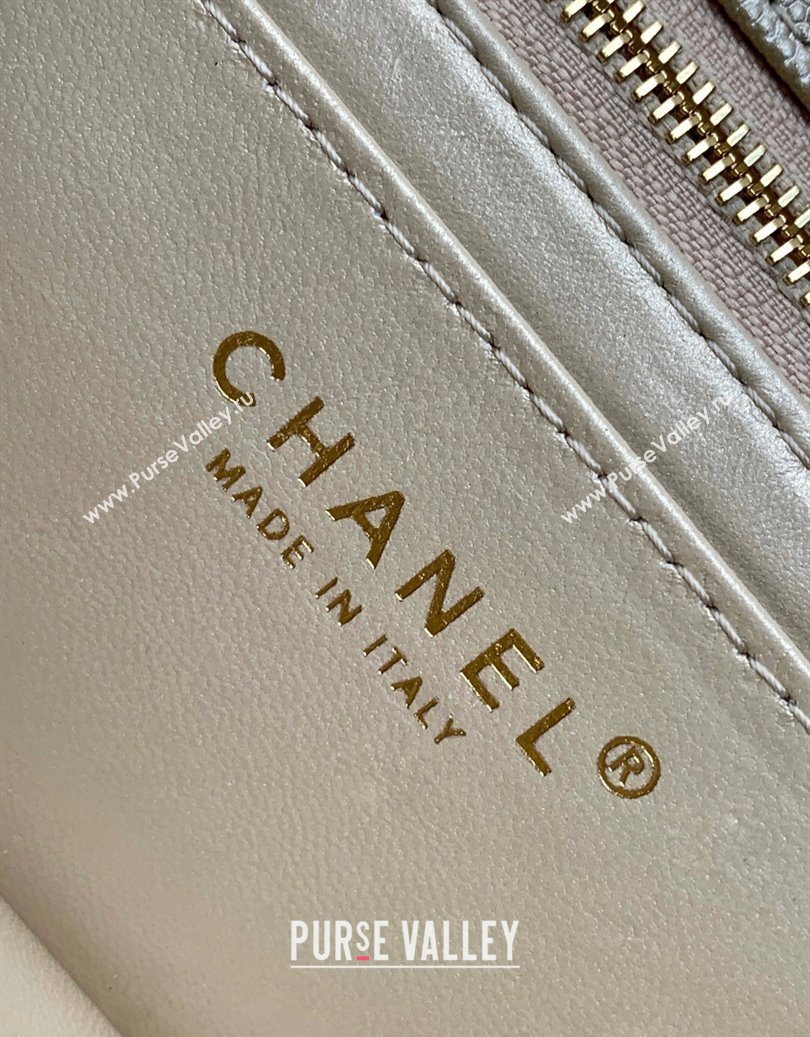 Chanel Grained Calfskin Mini Flap Bag with CC Chain AS5759 Gold 2025 (yezi-251010166)