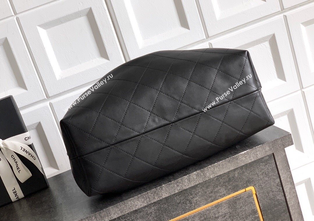 Chanel Quilted Soft Leather Hobo Bag Black 2025 CH101101 (yezi-251011005)