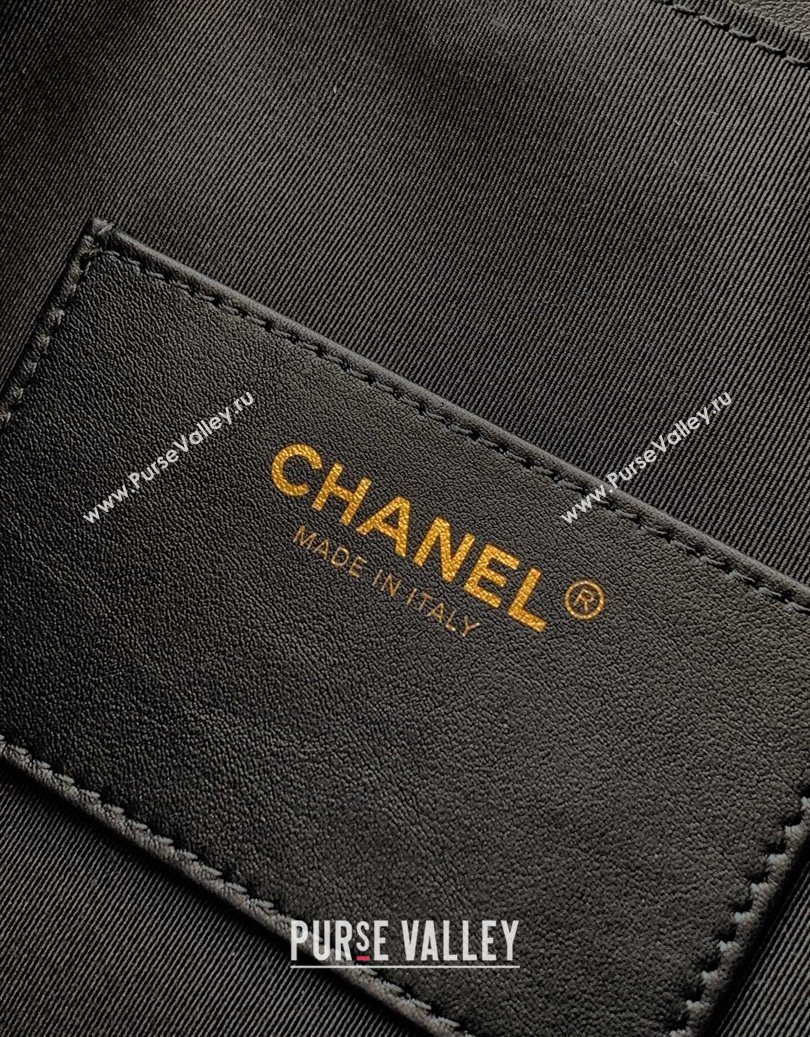 Chanel Quilted Soft Leather Hobo Bag Black 2025 CH101101 (yezi-251011005)