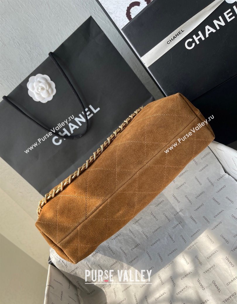 Chanel Suede Hobo Bag AS5978 Light Brown 2025 (yezi-251011014)