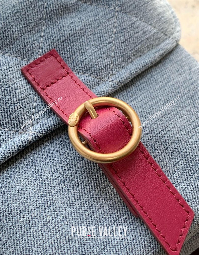 Chanel Denim Backpack Bag Light Blue 2025 CH101005 (yezi-251010090)