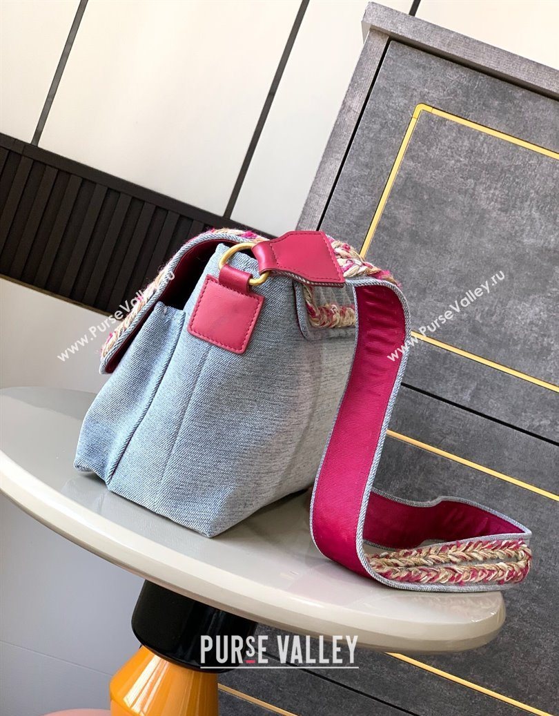 Chanel Denim Flap Bag Light Blue 2025 CH101005 (yezi-251010093)