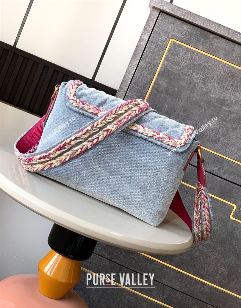 Chanel Denim Flap Bag Light Blue 2025 CH101005 (yezi-251010093)