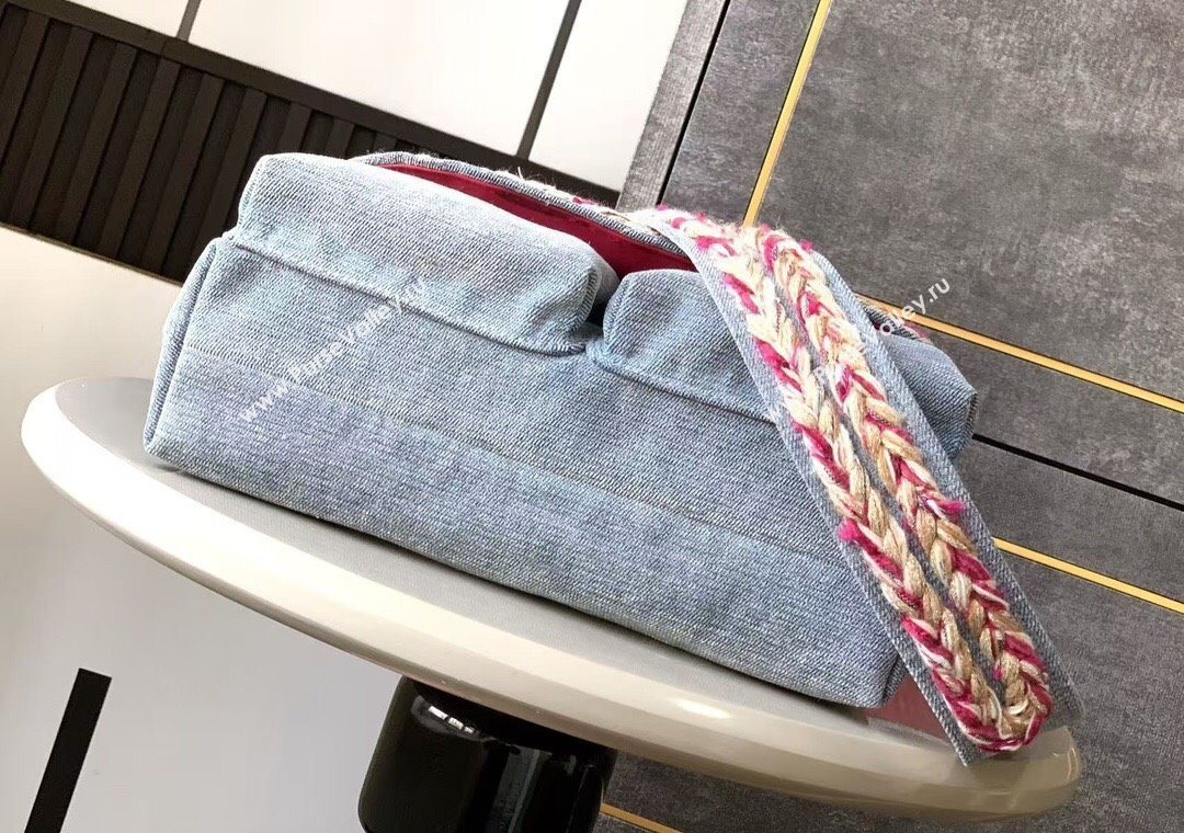 Chanel Denim Flap Bag Light Blue 2025 CH101005 (yezi-251010093)