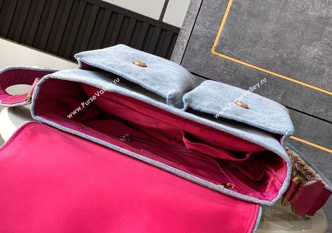 Chanel Denim Flap Bag Light Blue 2025 CH101005 (yezi-251010093)