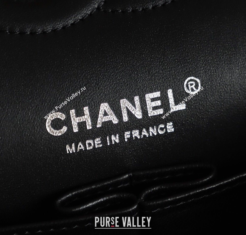 Chanel Denim Classic Medium Flap Bag Black 2025 0812 (yezi-251010098)