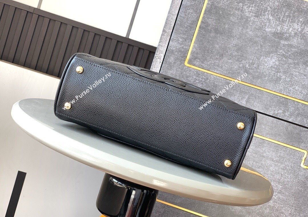 Chanel Grained Calfskin Bowling Bag Black 2025 CH101006 (yezi-251010101)