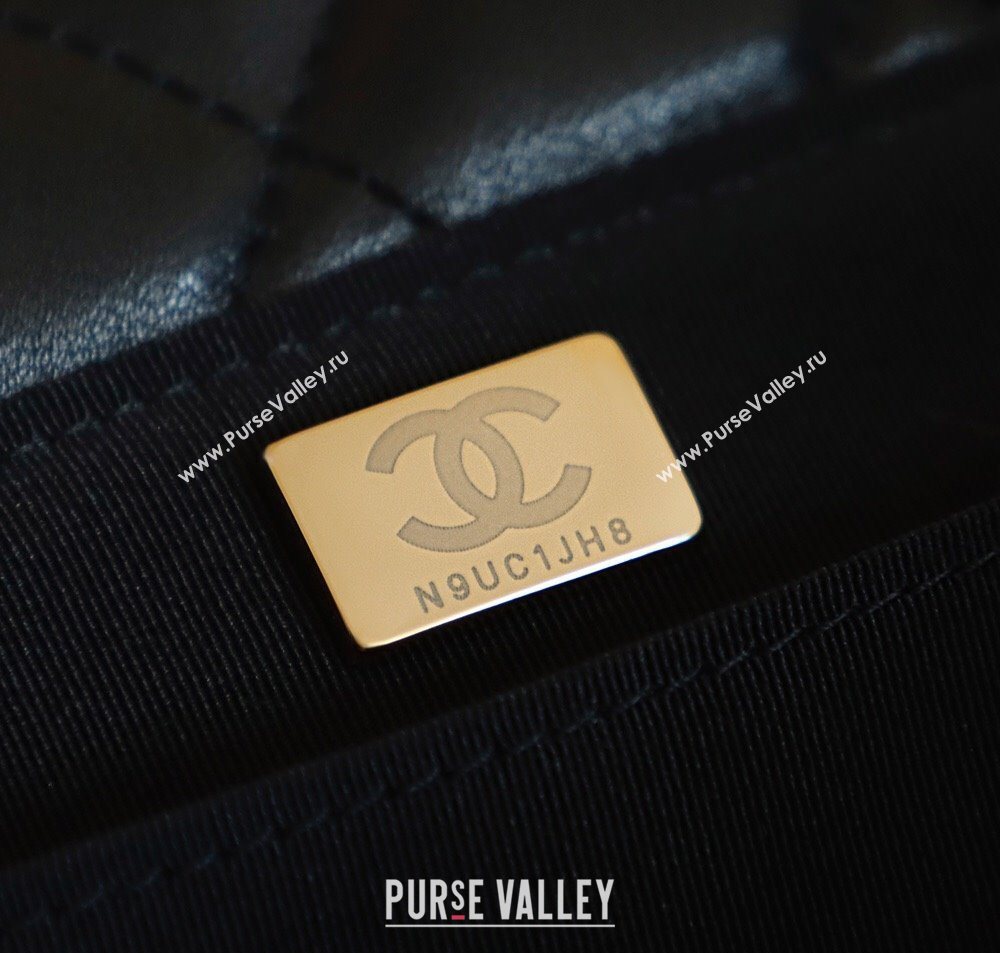 Chanel Raffia Straw and Calfskin Large Shopping Bag Beige/Black 2025 AS5951 (yezi-251010085)