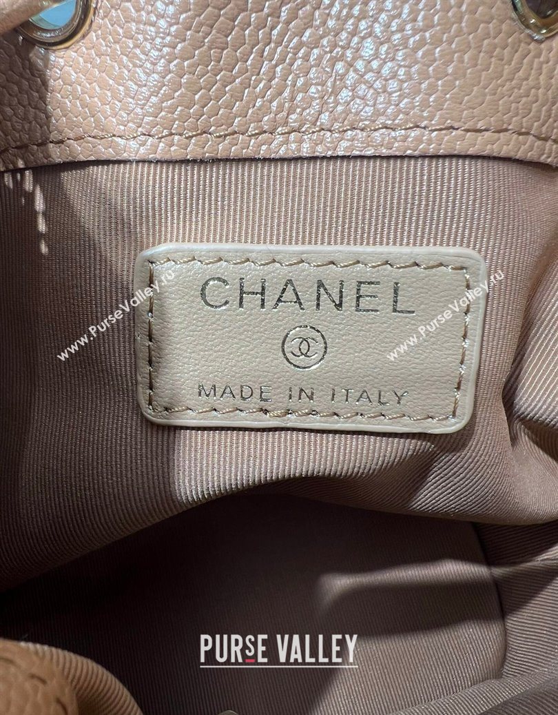 Chanel Grained Shiny Calfskin Clutch with Chain Brown 2025 AP4775 (yezi-251010066)