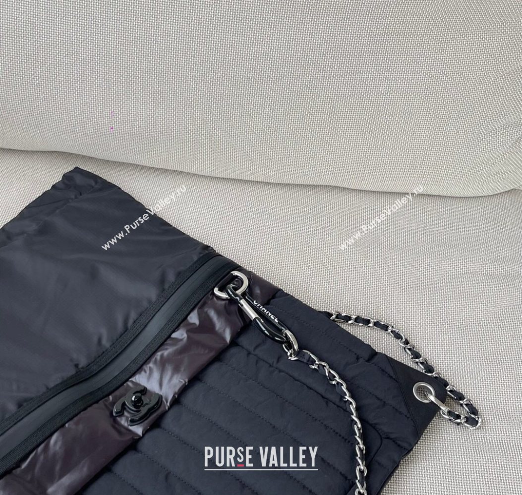 Chanel Vintage Nylon Backpack Bag Black2 2025 CH101002 (yezi-251010072)