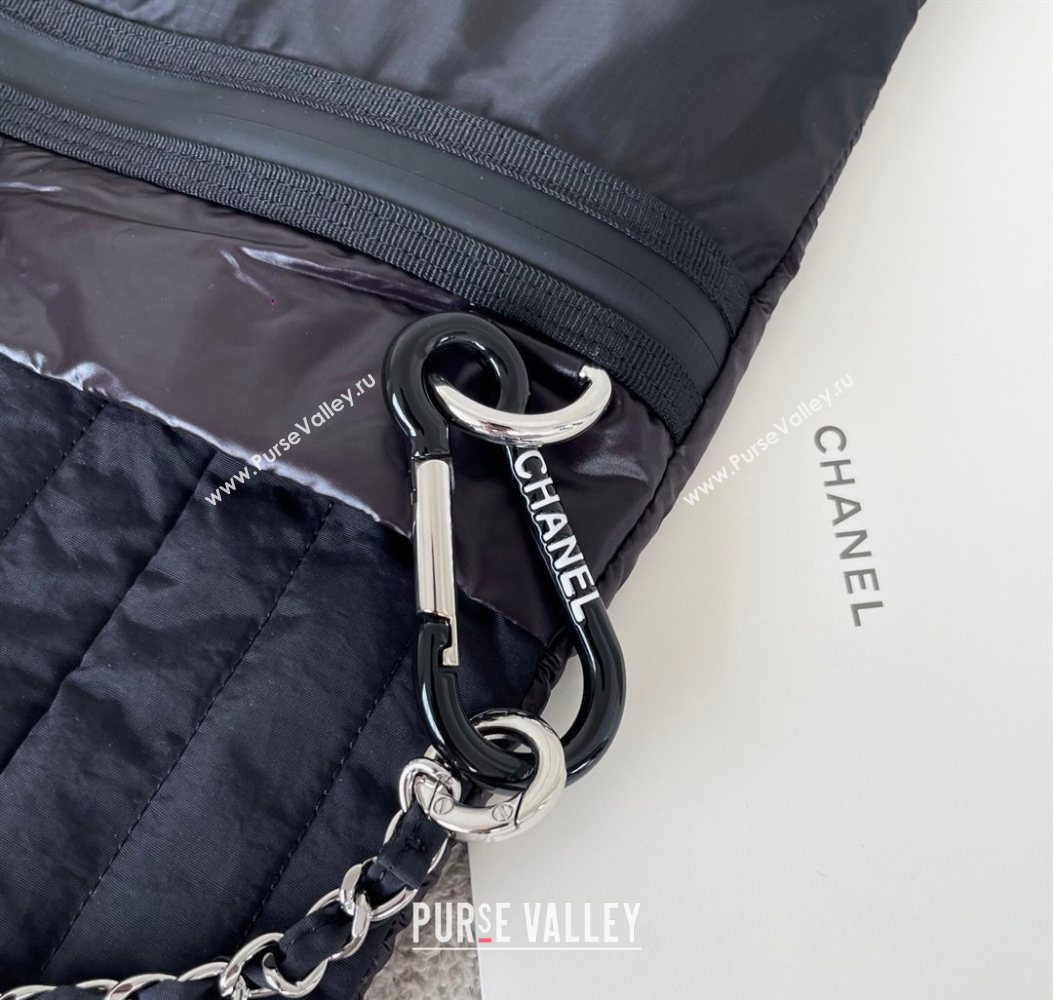 Chanel Vintage Nylon Backpack Bag Black2 2025 CH101002 (yezi-251010072)