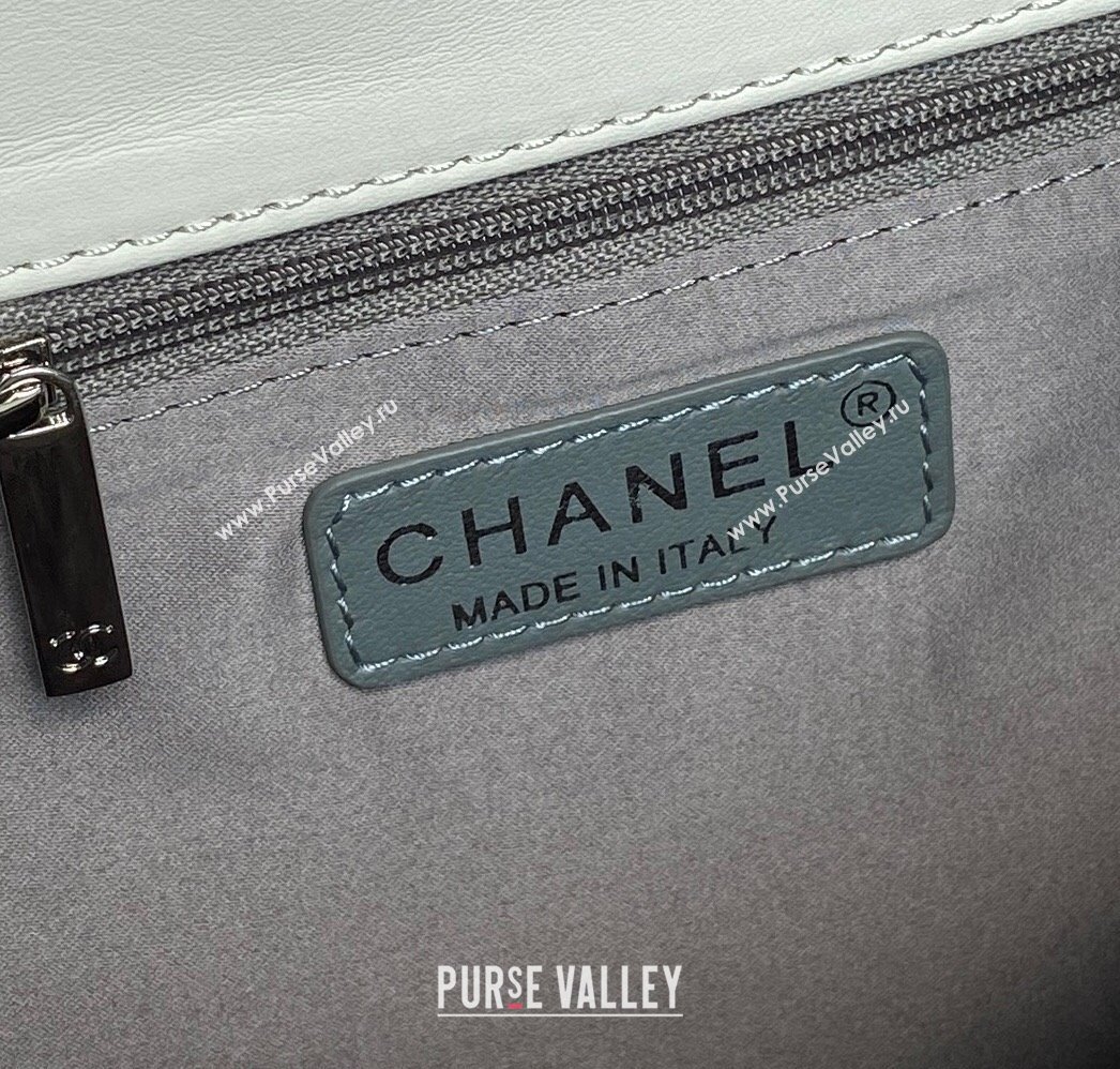 Chanel Quilted Calfskin Leather Vintage Airport Flap Bag A9902 White 2025 (yezi-251010002)