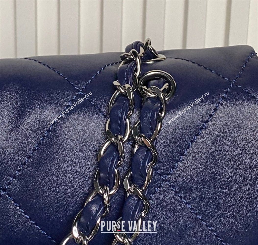 Chanel Quilted Calfskin Leather Vintage Airport Flap Bag A9902 Blue 2025 (yezi-251010003)