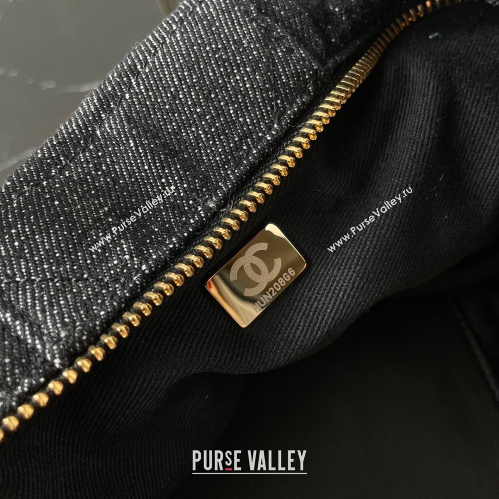 Chanel Denim Bow Bag Black2 2025 AS5851 (yezi-251011040)